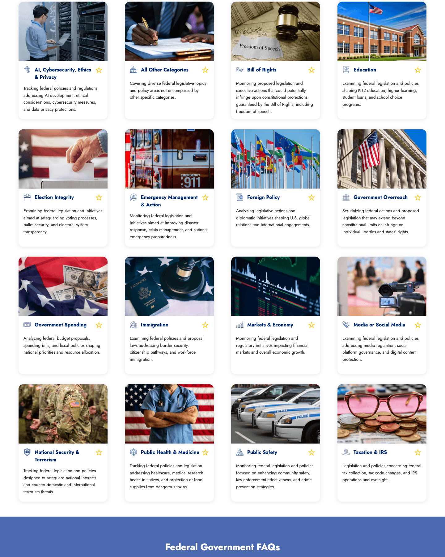 Legislation Tracking