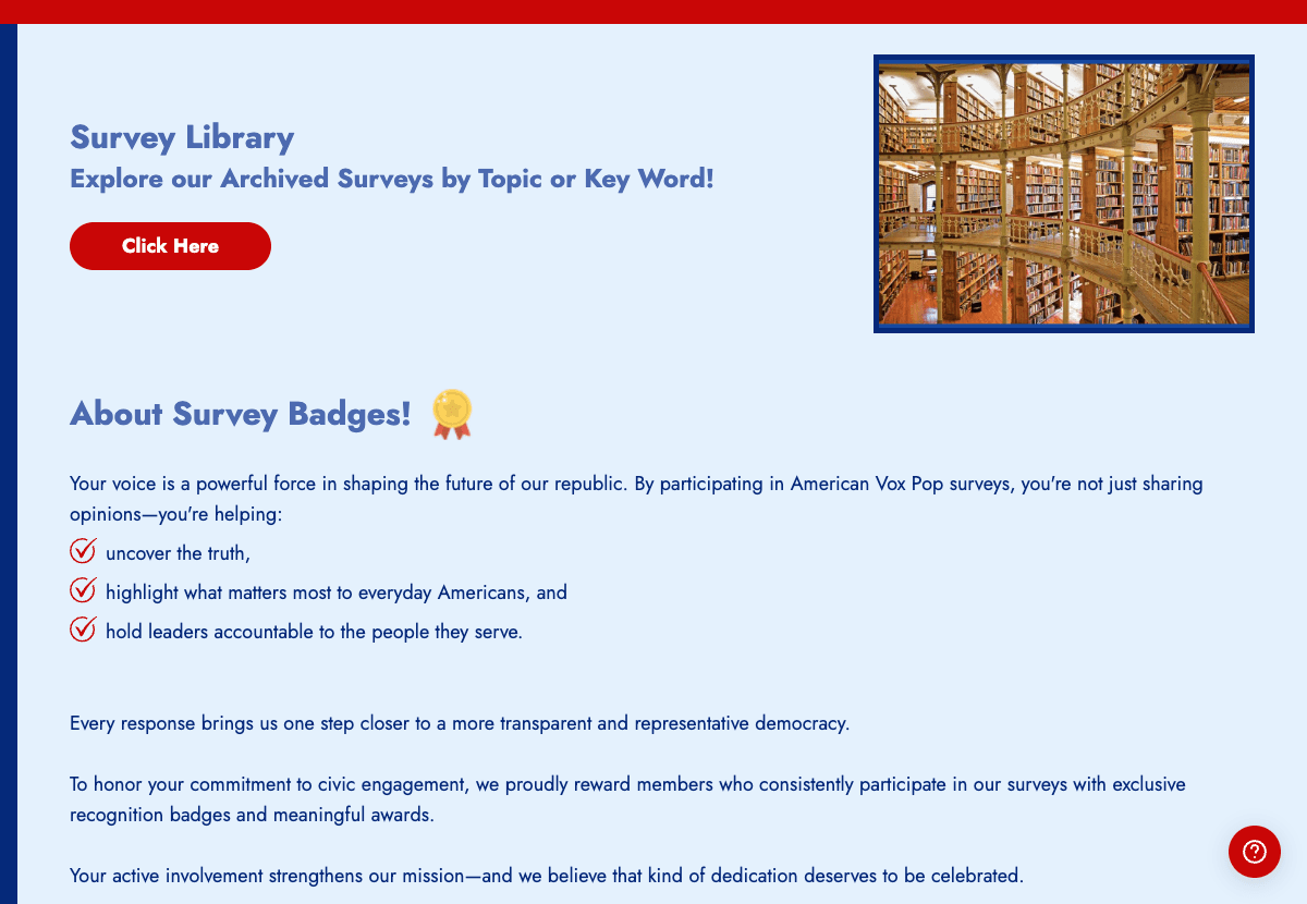 Survey results aggregated into reports shared with officials