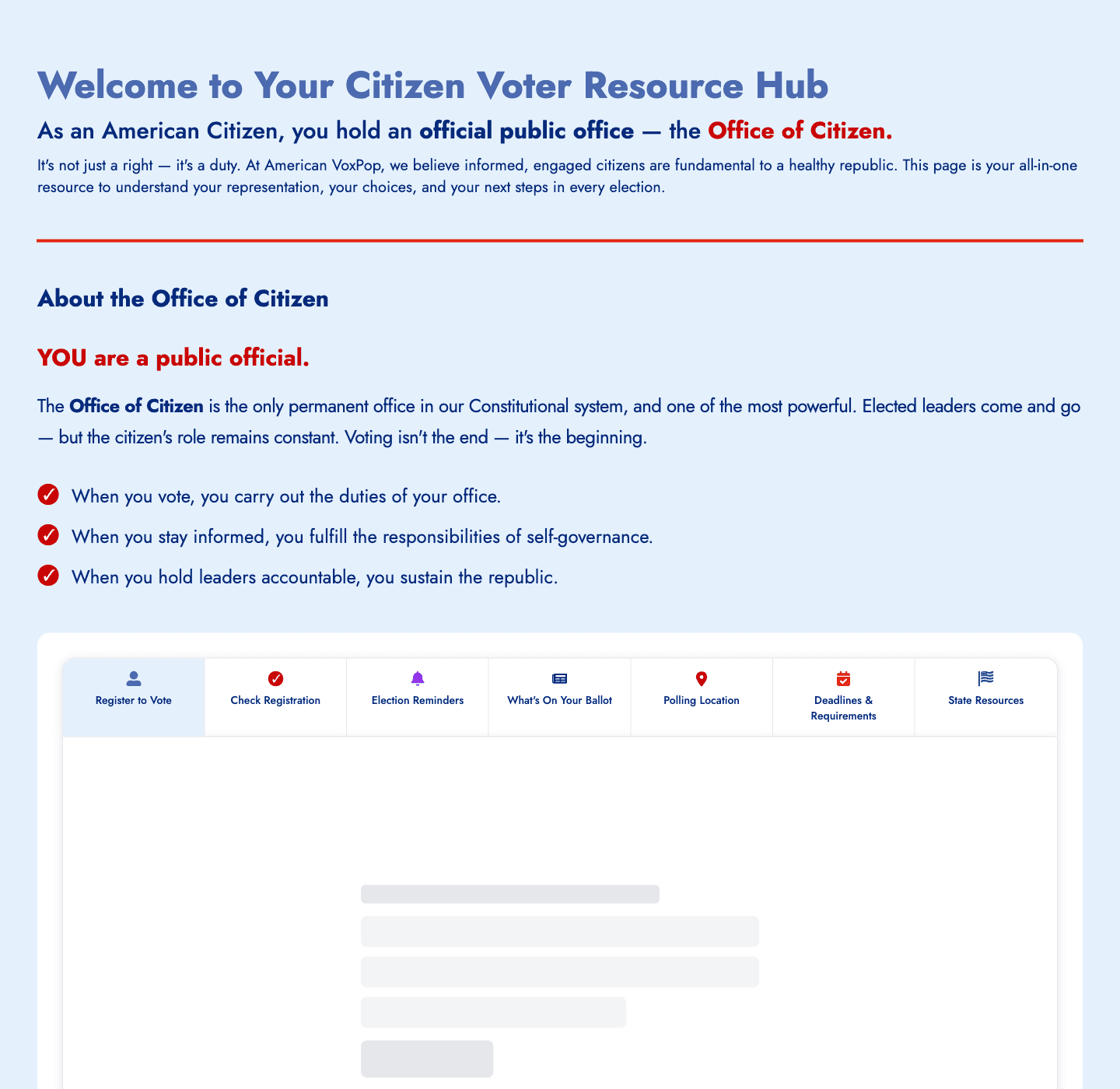 Voter Resources