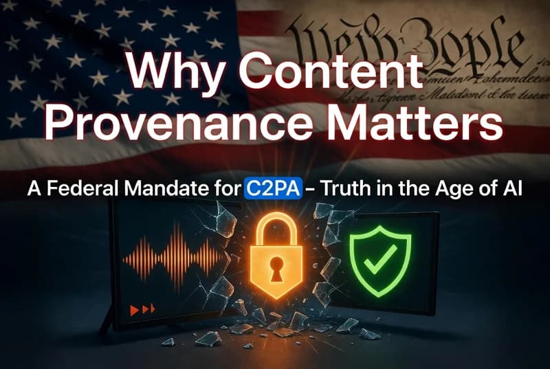 Truth in AI: Mandate Cryptographic Watermarks on Machine-Generated Media